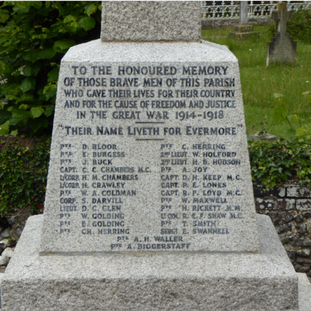 Langleybury War Memorial refurbished